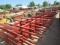 Red 10 Bale Wagon Rack