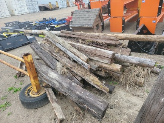 Stack Of Wooden Posts/Some Good Some Bad