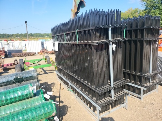 Diggit 10ft. Wrought Iron Fencing/22 pc fence/23 pc Posts