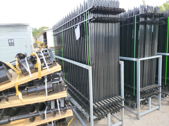FEN Galvanized Steel Fence/20 Panels/21 Post