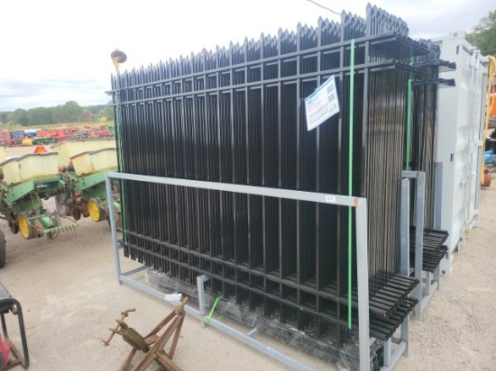 FEN Galvanized Steel Fence/20 Panels/21 Post