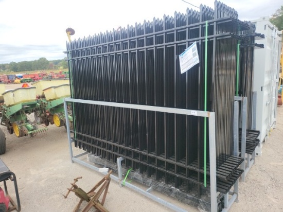 FEN Galvanized Steel Fence/20 Panels/21 Post