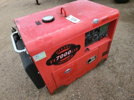 Diesel TI700LXR Powered Generator