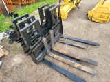 HD QT Walk Thru Pallet Forks/Unused