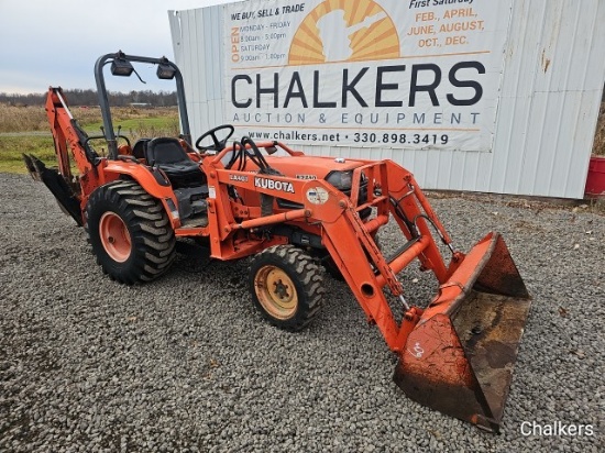 Kubota B2710 4x4 Loader Backhoe