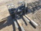 HLA QT 4200LB Walk Thru Pallet Forks/Unused/ALO Hookup