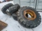 (4) 17.5x24 Loader wheels and Tires