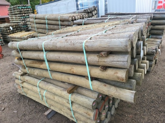 4 5/8"x7 Treated Pine Fence Posts