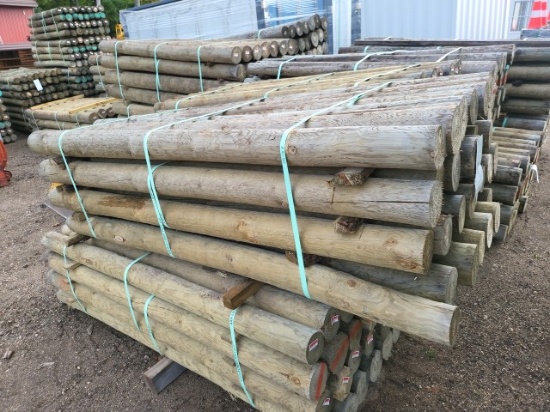 4 5/8"x7 Treated Pine Fence Posts