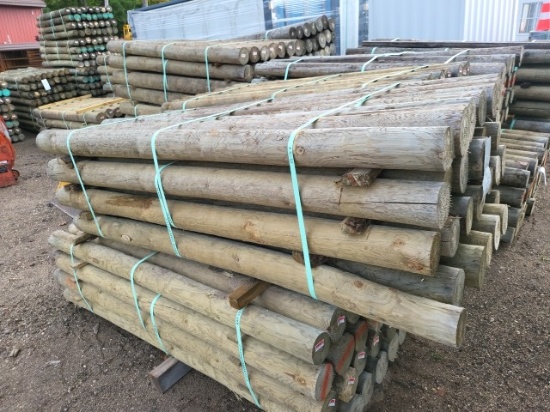 4 5/8"x7 Treated Pine Fence Posts