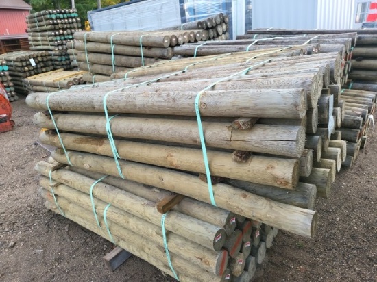 4 5/8"x7 Treated Pine Fence Posts