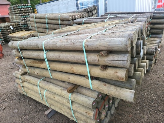 4 5/8"x7 Treated Pine Fence Posts