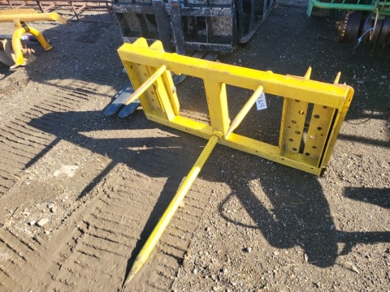 Yellow Loader Bale Spear