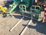Used HLA QT Walk Thru Pallet Forks/John Deere Hookup
