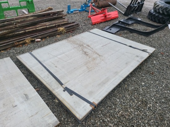 Stack 3/4" Steel Plates