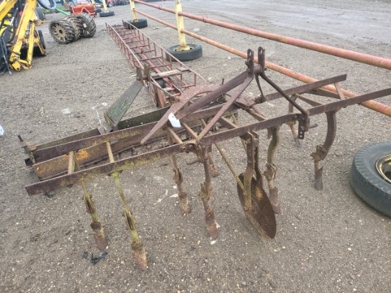 3pt. 2 row Stiff Shank Cultivator