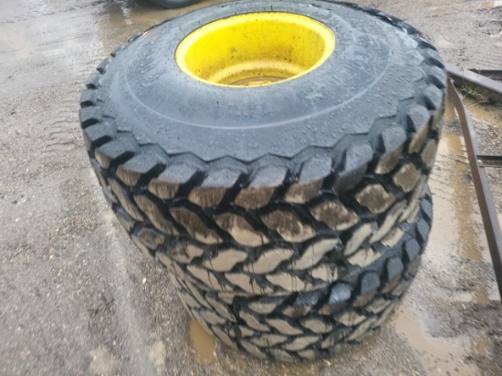 Set of John Deere Turf Tires and Wheels