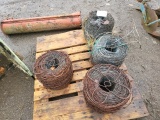 (4) Rolls Of Barbwire
