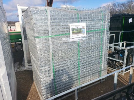 Galvenized Fencing (60 Panels/61 Posts)