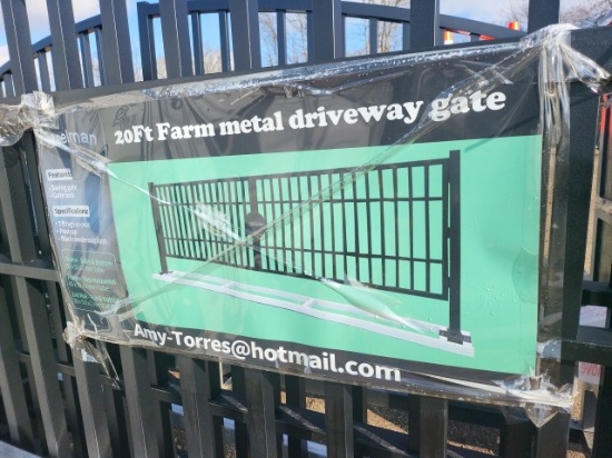 20ft. Farm Metal Gate