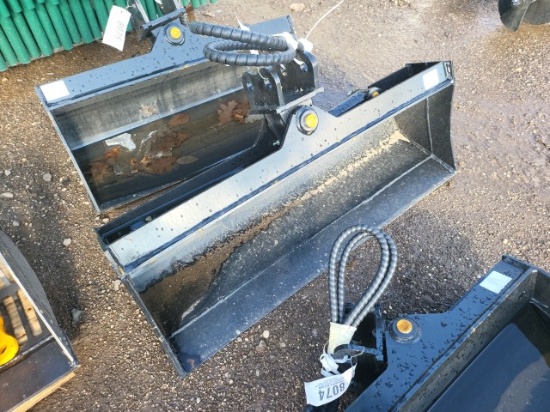 Mini Excavator Swivel Ditching Bucket