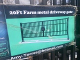 20ft. Farm Driveway Gate