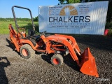 Kubota BX22 4x4 Loader Backhoe