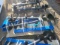 QT Post Hole Digger w/2 Augers/Blue