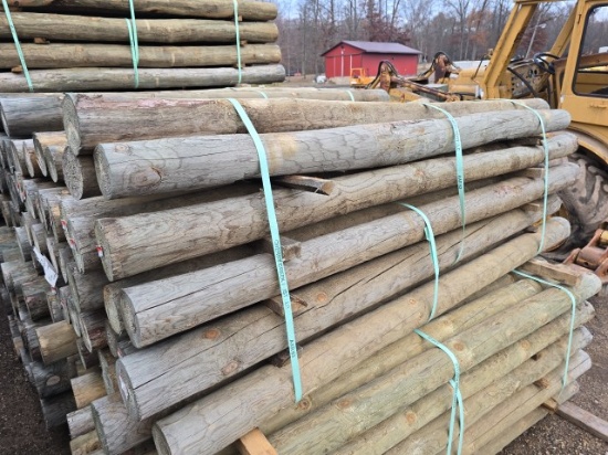 (45) 4x7 Treated Fence Posts