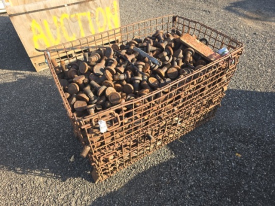 Crate of New Brush Hog Bolts