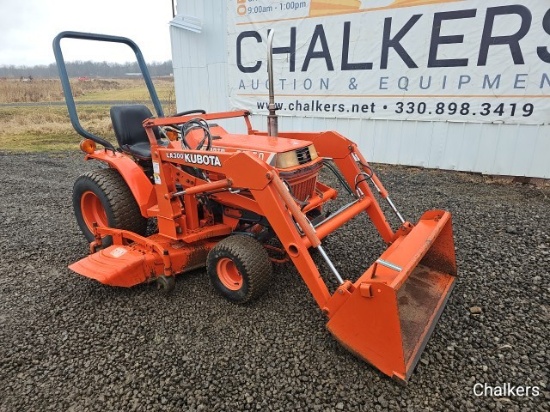 Kubota B1550 2wd w/Ldr/Belly Mower