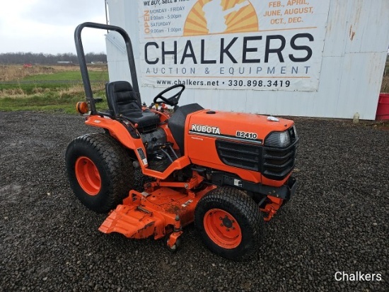 Kubota B2410 4x4 w/Belly Mower