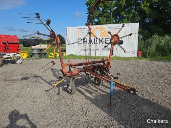 Sitrex 4 basket Hyd Fold Tedder
