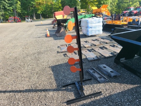 5/16 AR500 Dualing Tree Handgun Target