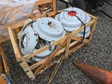 Crate of a Variety of Wheel Centers