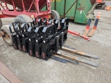 Maple Side 5500LB 42in. Walk Thru Pallet Forks/Unused