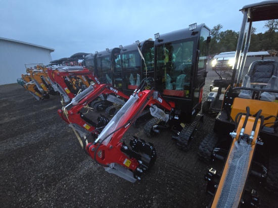 MIVA VA13C Mini Excavator w/Cab