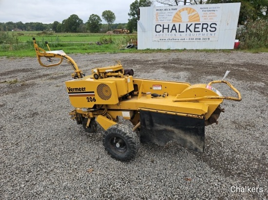 Vermeer 206 Walk Behind Stump Grinder