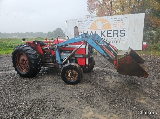 Massey Ferguson 255 Diesel w/Allied Loader