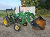 1989 John Deere 2155 2wd w/Ldr