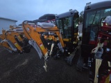 MIVA VA13C Mini Excavator w/Cab/Yellow