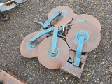 Skid of Plow Coulters