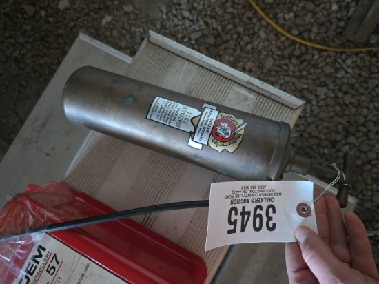 Antique Indian Motorcycle Fire Extinguisher