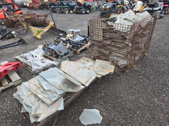 Crate and Skid of Roofing Slate