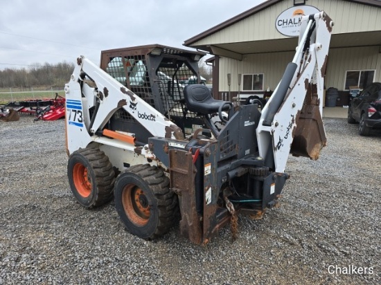 Bobcat 773 Skidsteer w/Backhoe Att