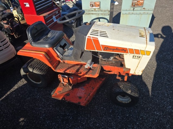 Simplicity Riding Mower