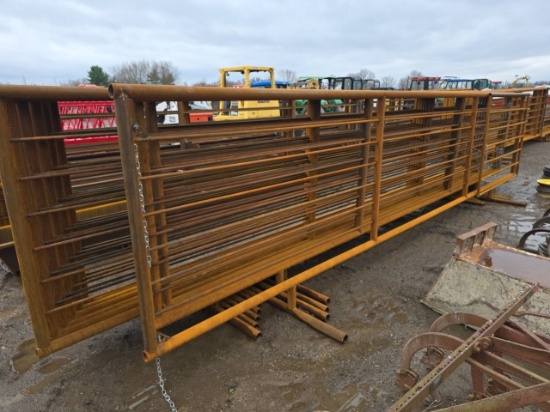 (10) 24ft. Corral Panels 1 with Gate