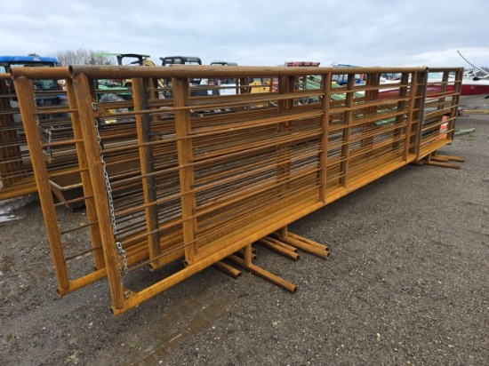 (10) 24ft. Corral Panels 1 with Gate