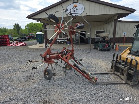 New  Idea/Agco 4717 4 basket Hyd Fold Tedder