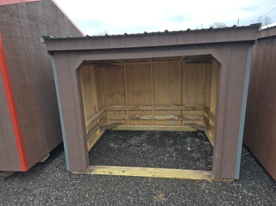 6x8 Run In Shed